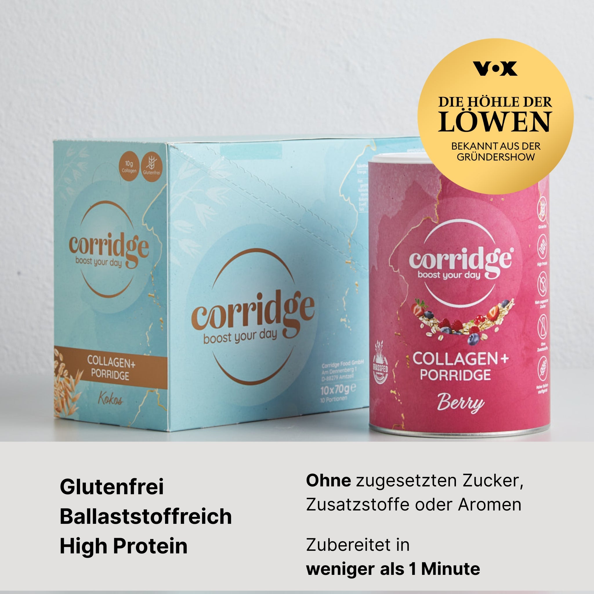 2er Bundle Corridge® (Kokos & Berry)