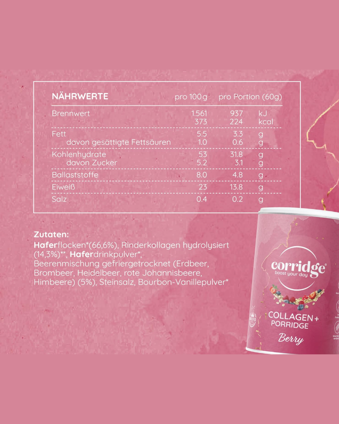 6er Bundle - CorridgeÂź Berry- 6x 420g Dose