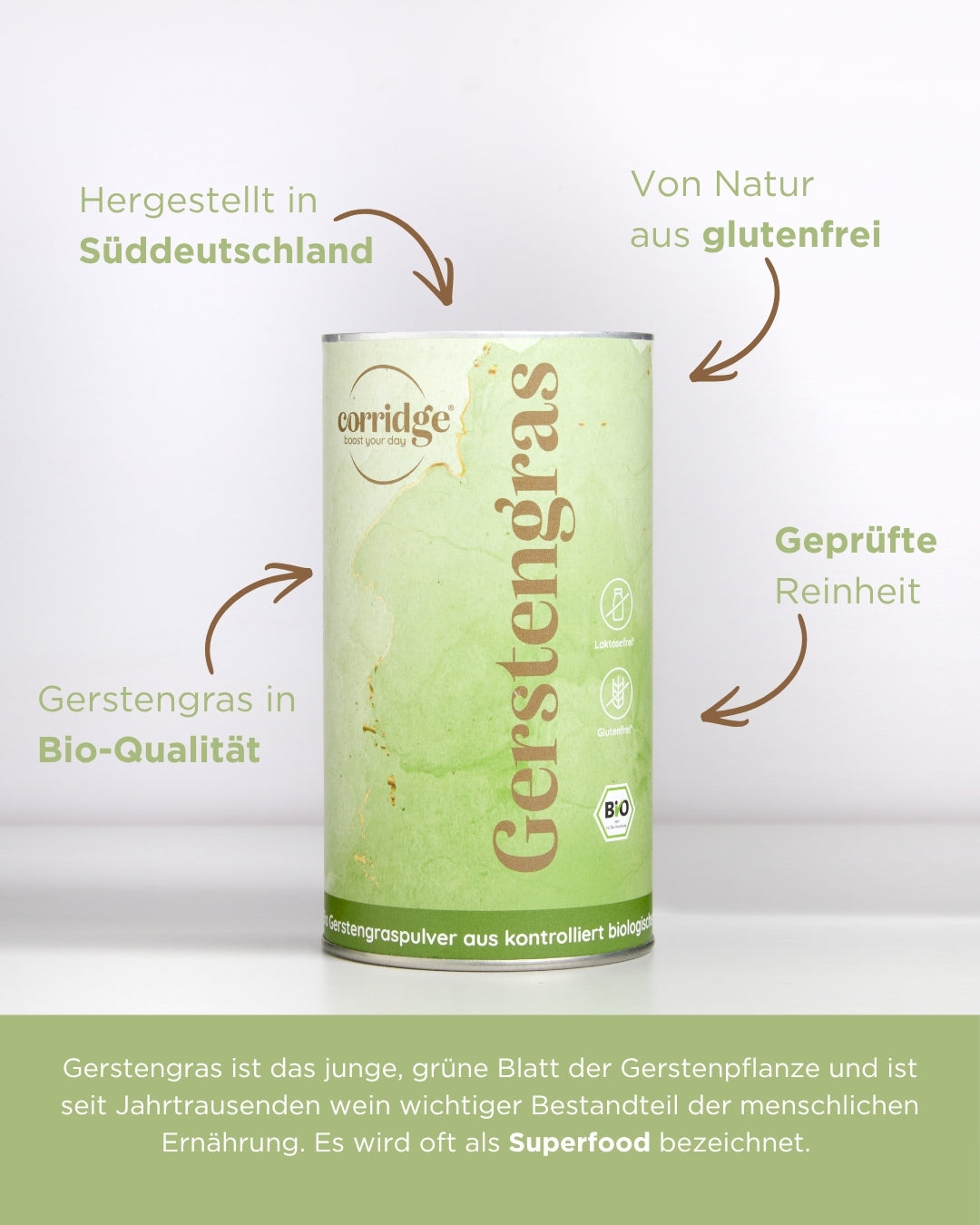 Bio Gerstengras Pulver