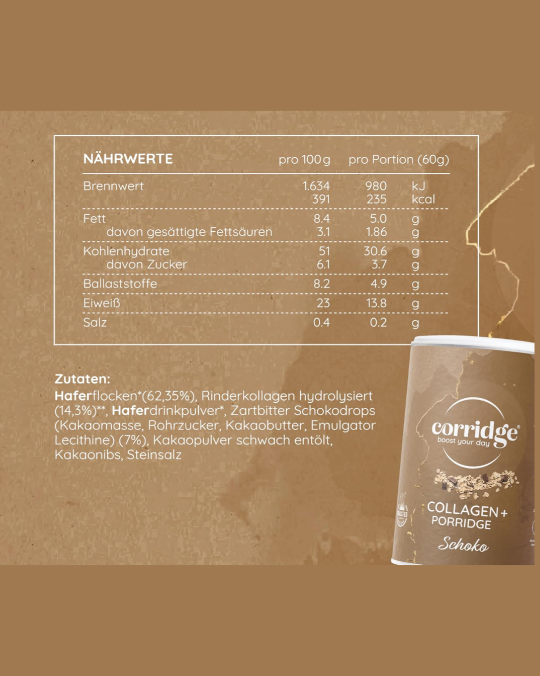 Collagen Porridge - Schoko