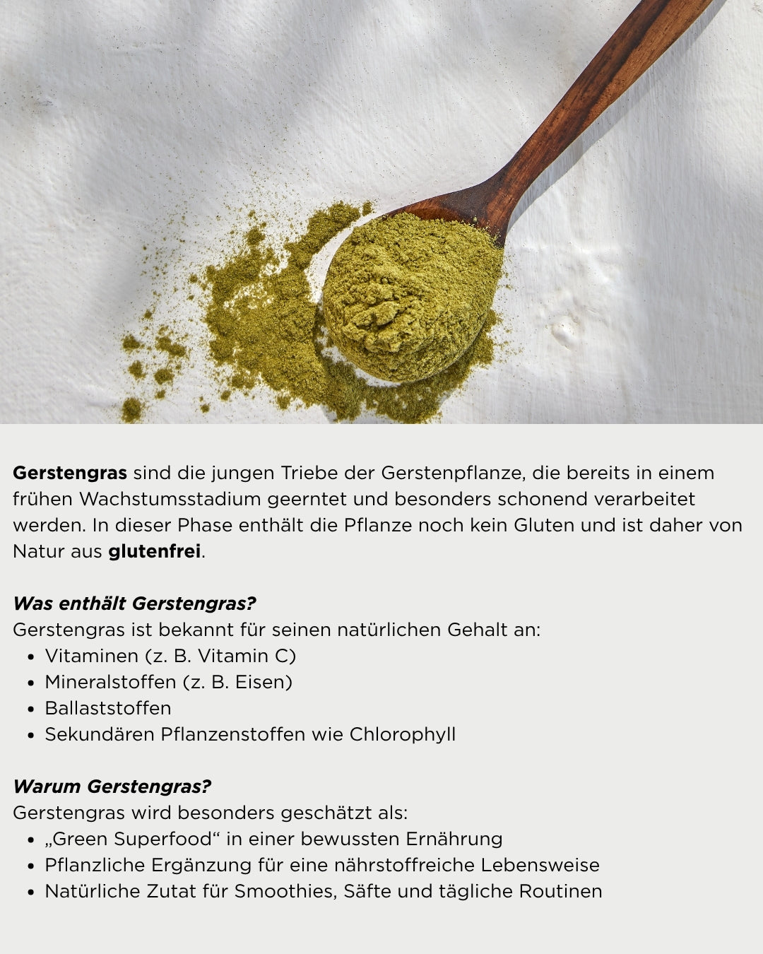 Bio Gerstengras Pulver