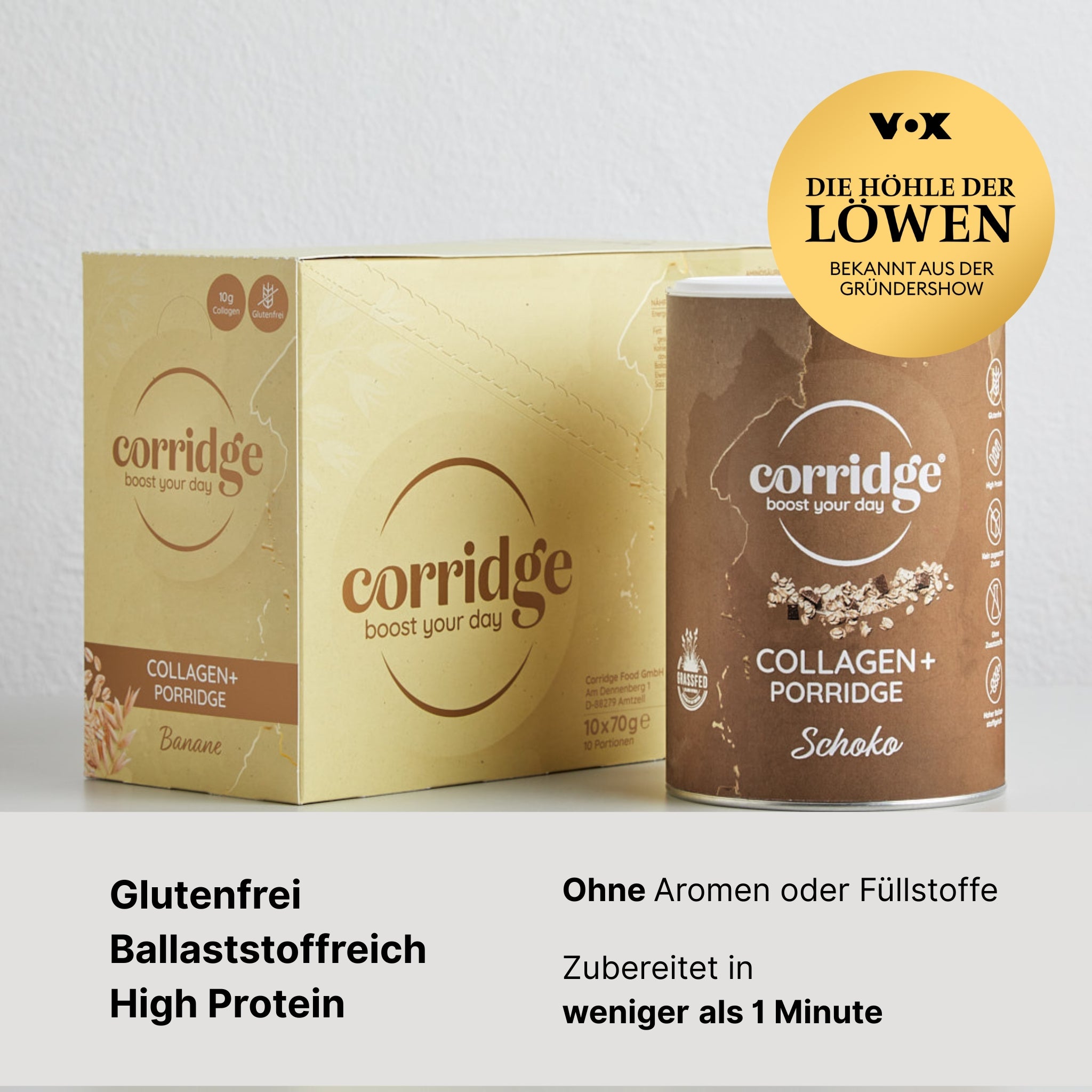 2er Bundle Corridge® (Banane + Schoko)
