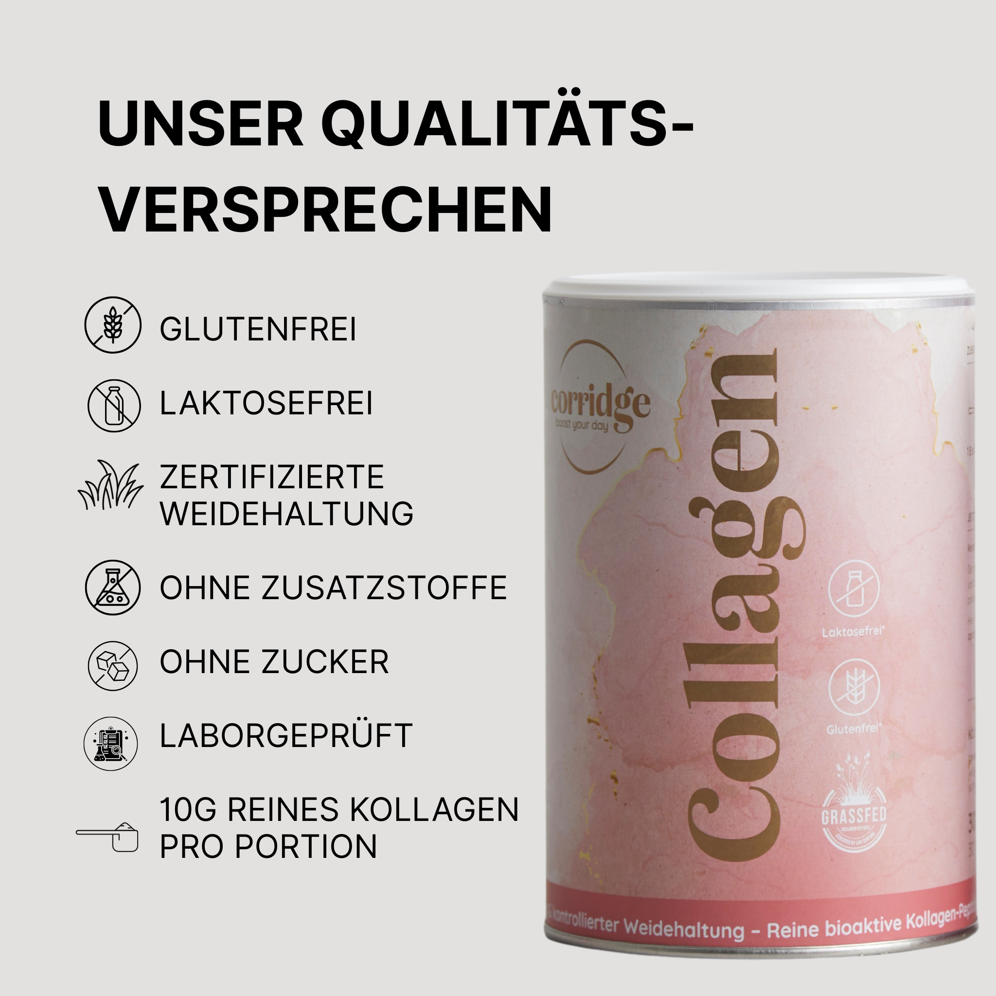 CorridgeÂź Premium Collagen Pulver