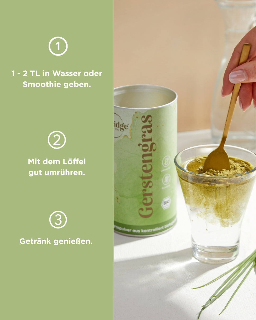 Bio Gerstengras Pulver