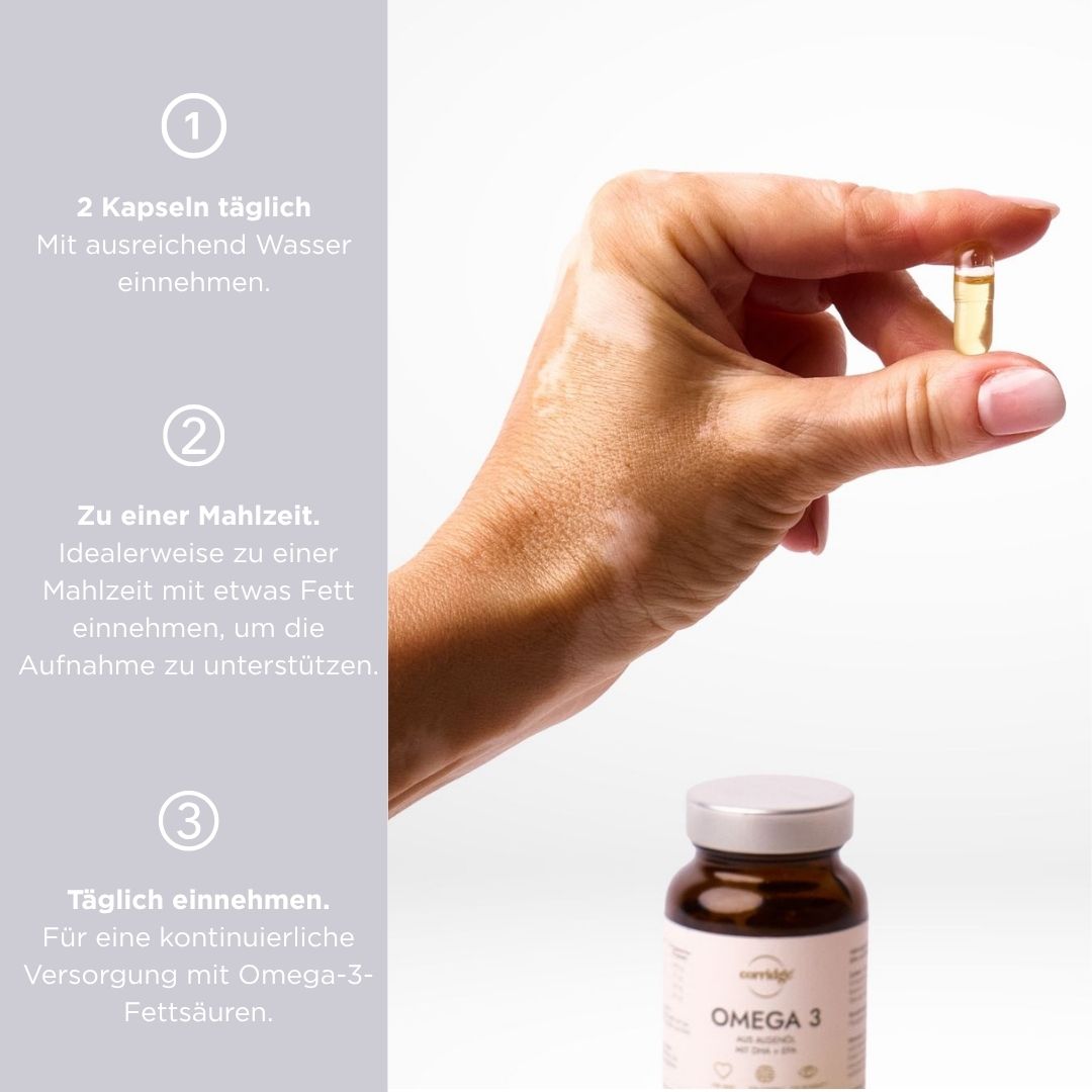 Omega 3 Algenöl Kapseln - vegan - 60 Kapseln