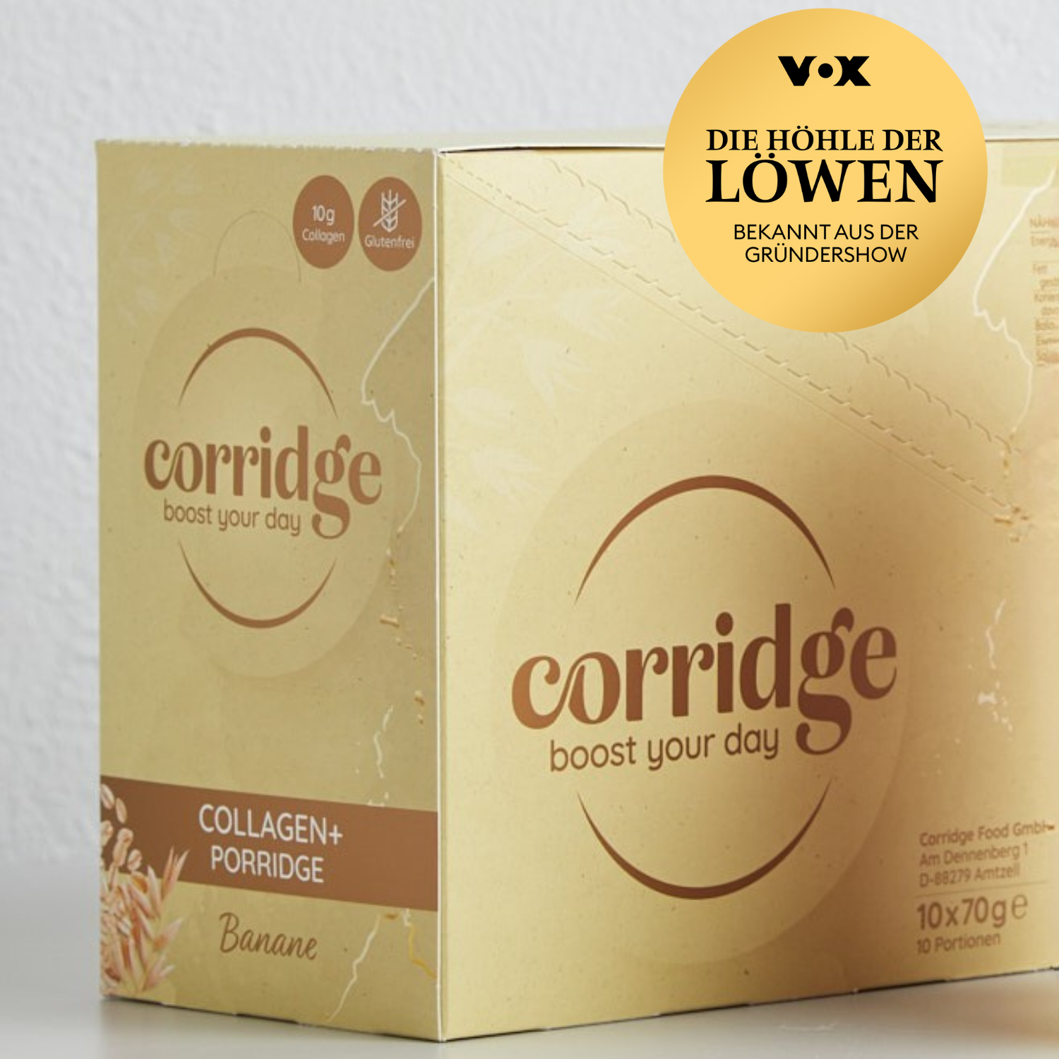 Corridge® Banane mit Collagen - 10er Box