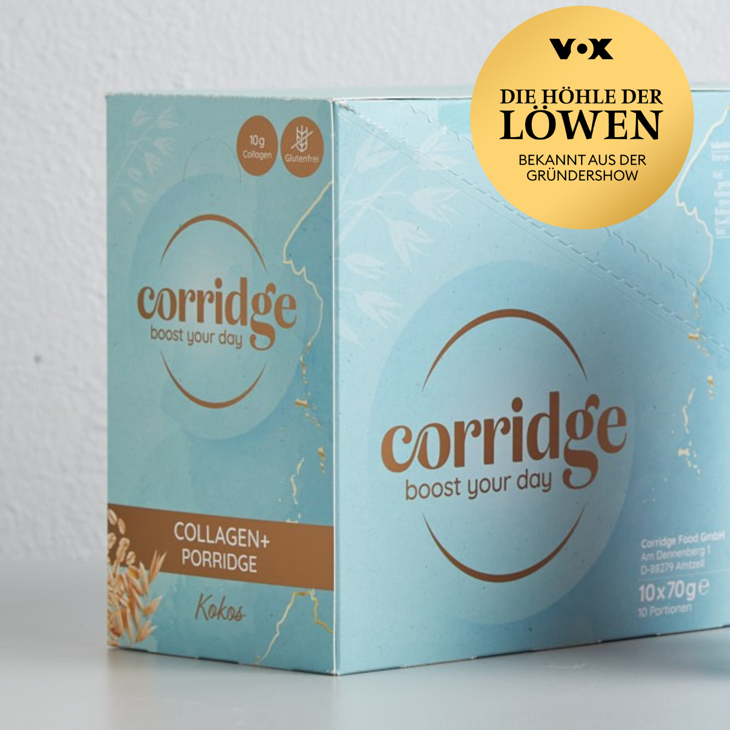 Corridge® Kokos mit Collagen - 10er Box