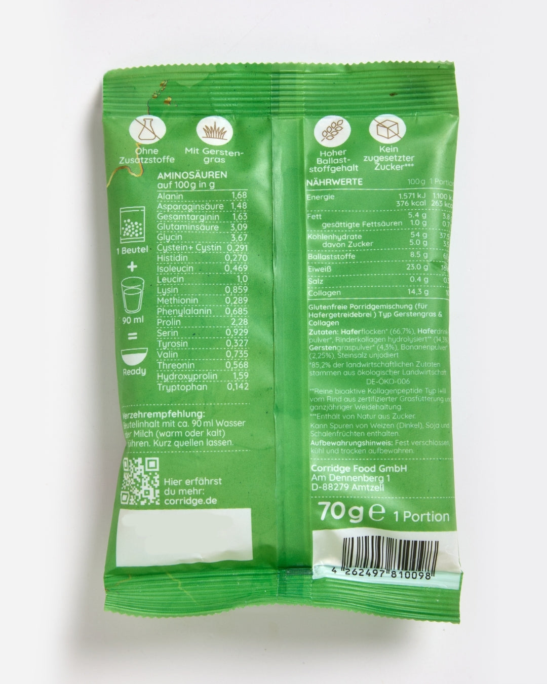 Porridge mit Kollagen