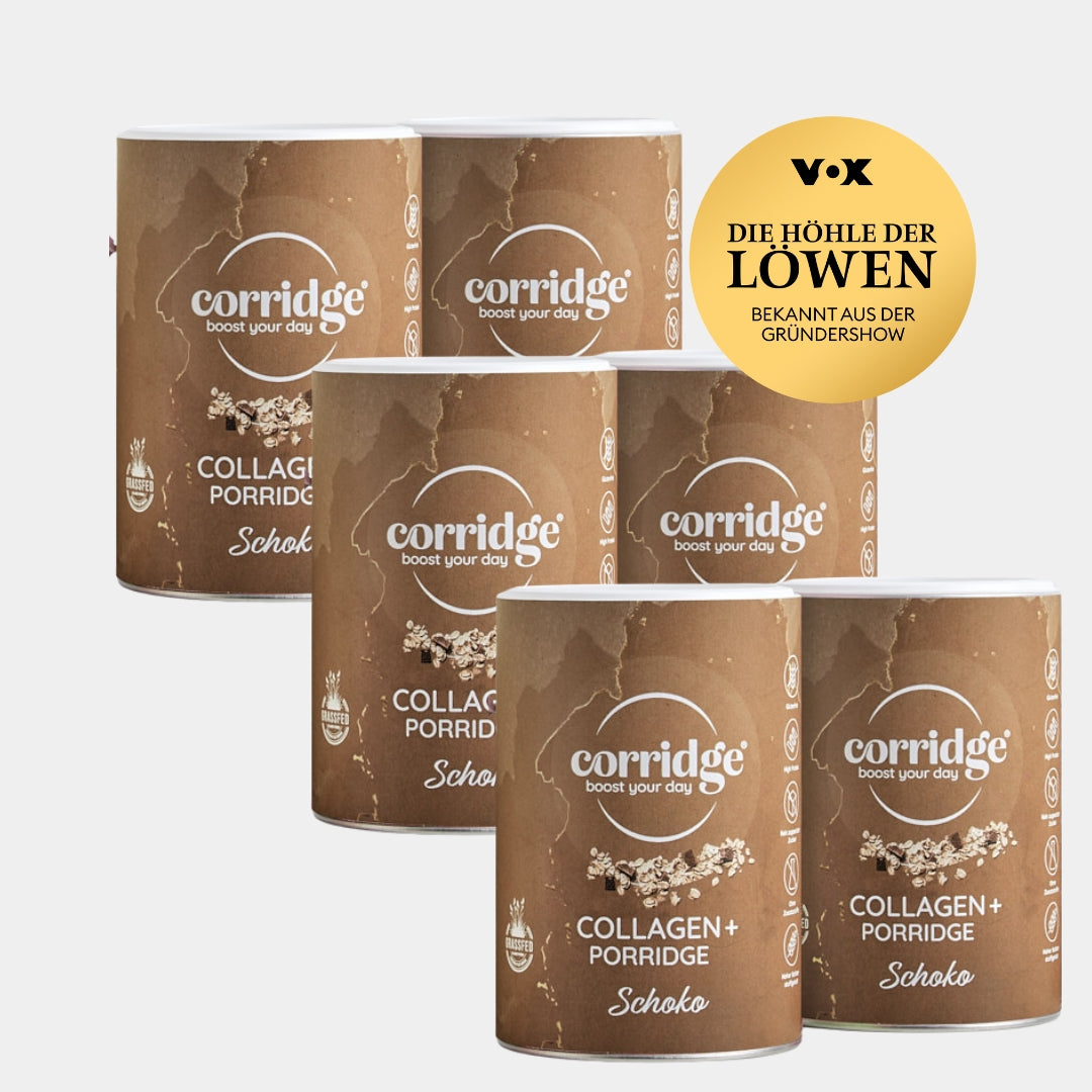 6er Bundle Corridge® Schoko - 6x 420g Dose