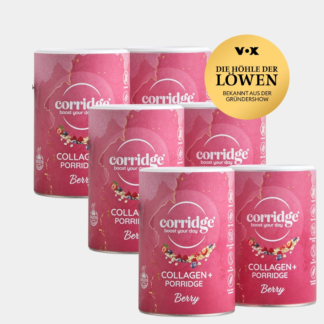 6er Bundle - Corridge®  Berry- 6x 420g Dose