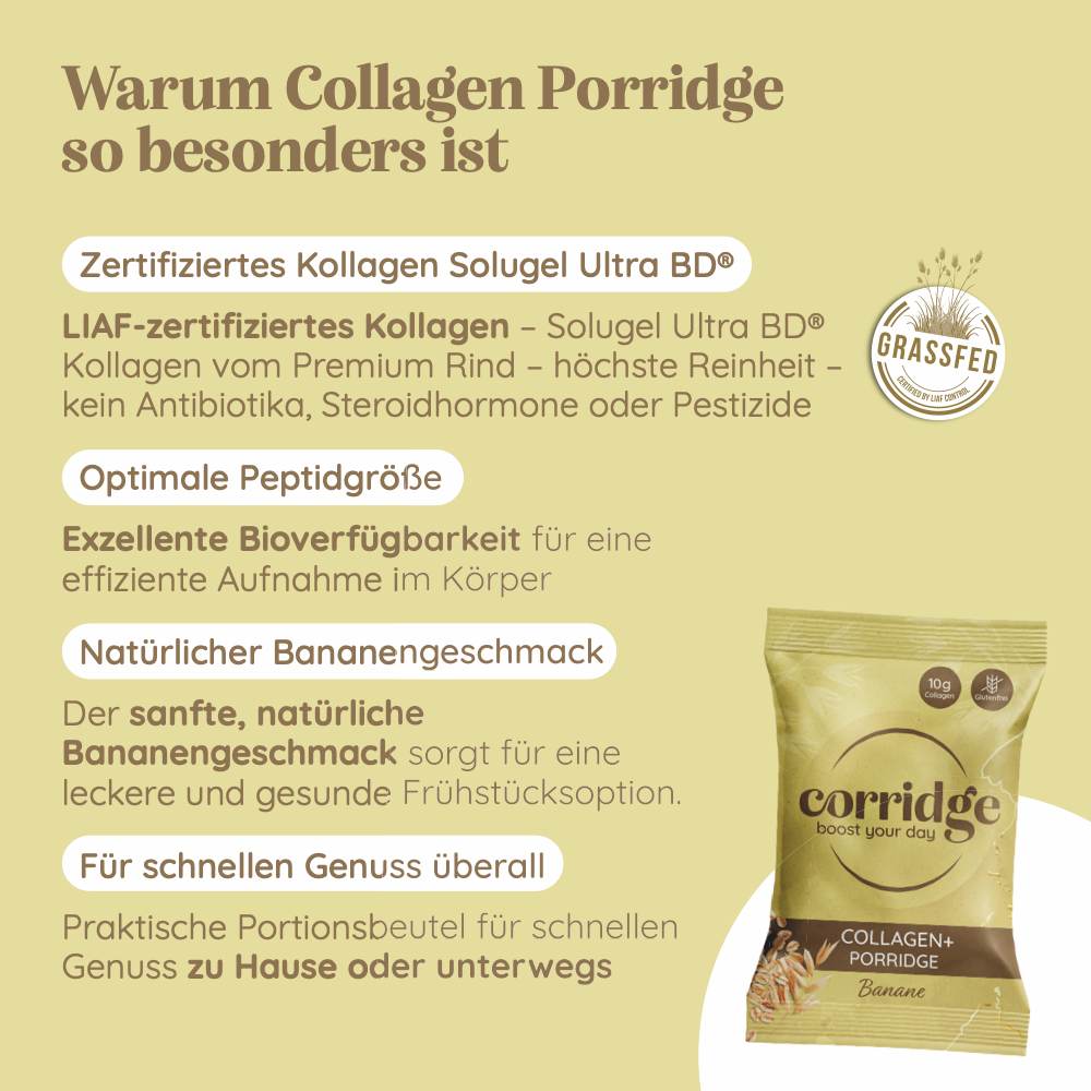 Corridge Banane mit Collagen - 10er Box